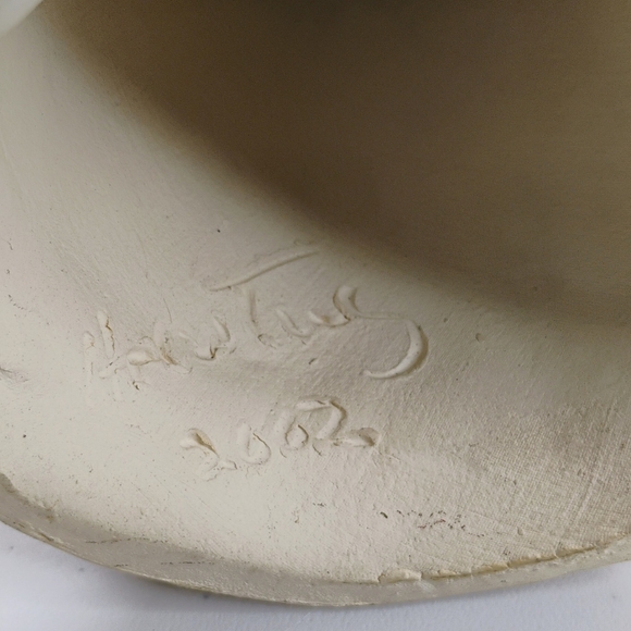 Vintage Handcrafted Ceramic Pottery Santa Claus Signed 13.5" Tall Christmas R-3 - Picture 9 of 14